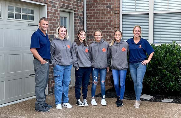 Gary Fisher, of 4U Home Inspection in Davidson TN, pictured with his family.